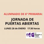 JORNADA DE PUERTAS ABIERTAS