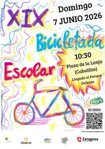 Cartel ganador de la Bicicletada Escolar
