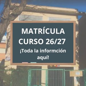 MATRÍCULA curso 2026/27